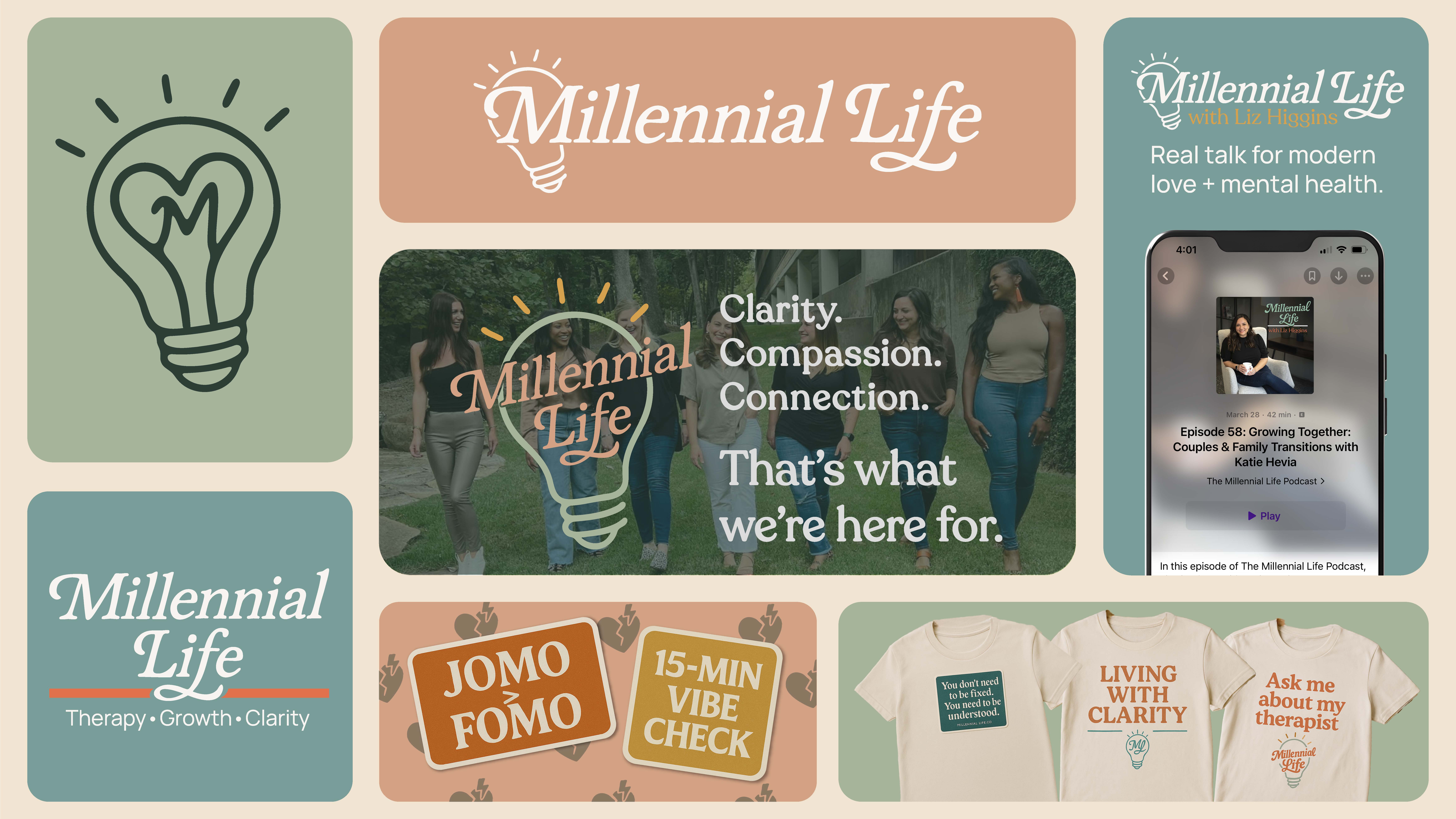 Millennial Life Brand Moodboard