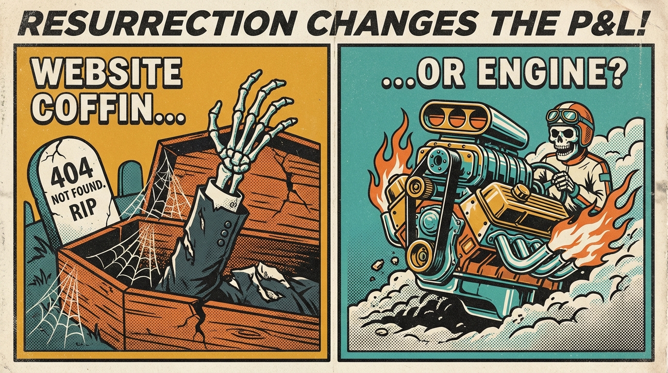 Dead Website vs. Revenue Engine: An Anatomy Lesson Dead Website vs. Revenue Engine: An Anatomy Lesson
