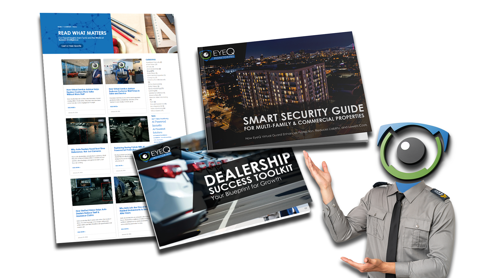 EyeQ Vigil AI Mascot and Content System